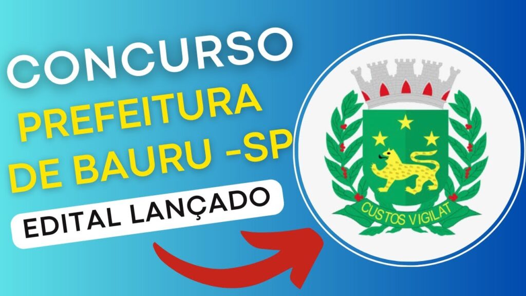 Concurso Câmara Municipal de Bauru SP 2024: inscrições, vagas