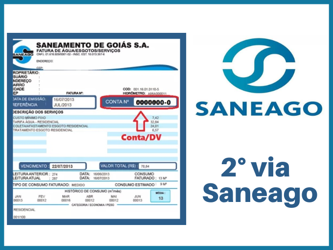 Segunda Via Saneago GO: como emitir, acesso rápido