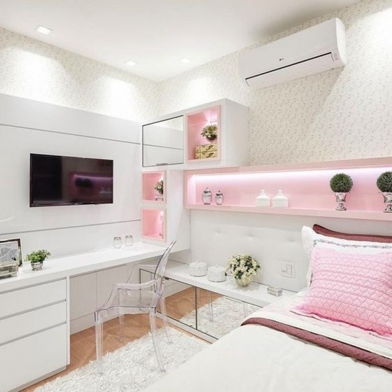 Quarto Planejado Feminino Pequeno