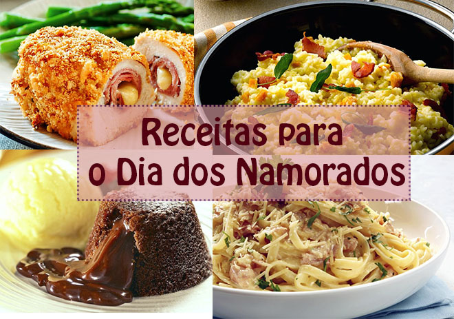 Receitas para o Dia dos Namorados