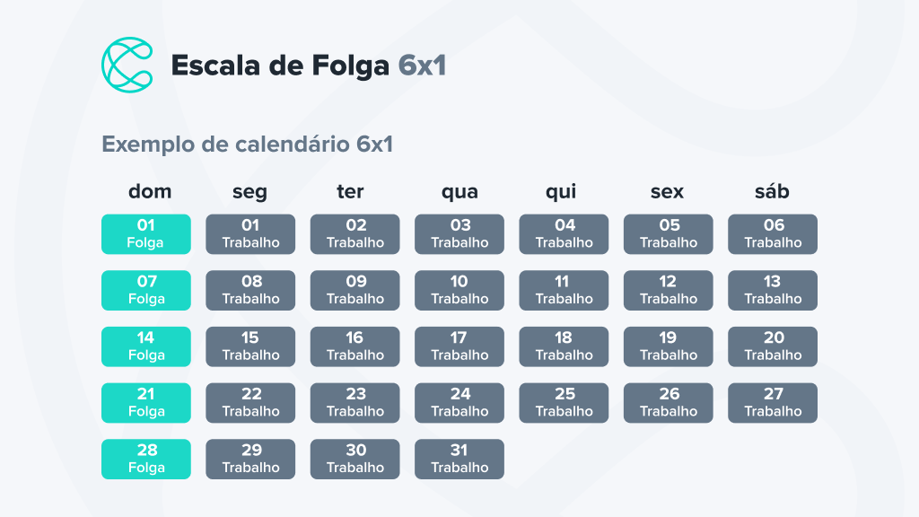 Escala 6x1